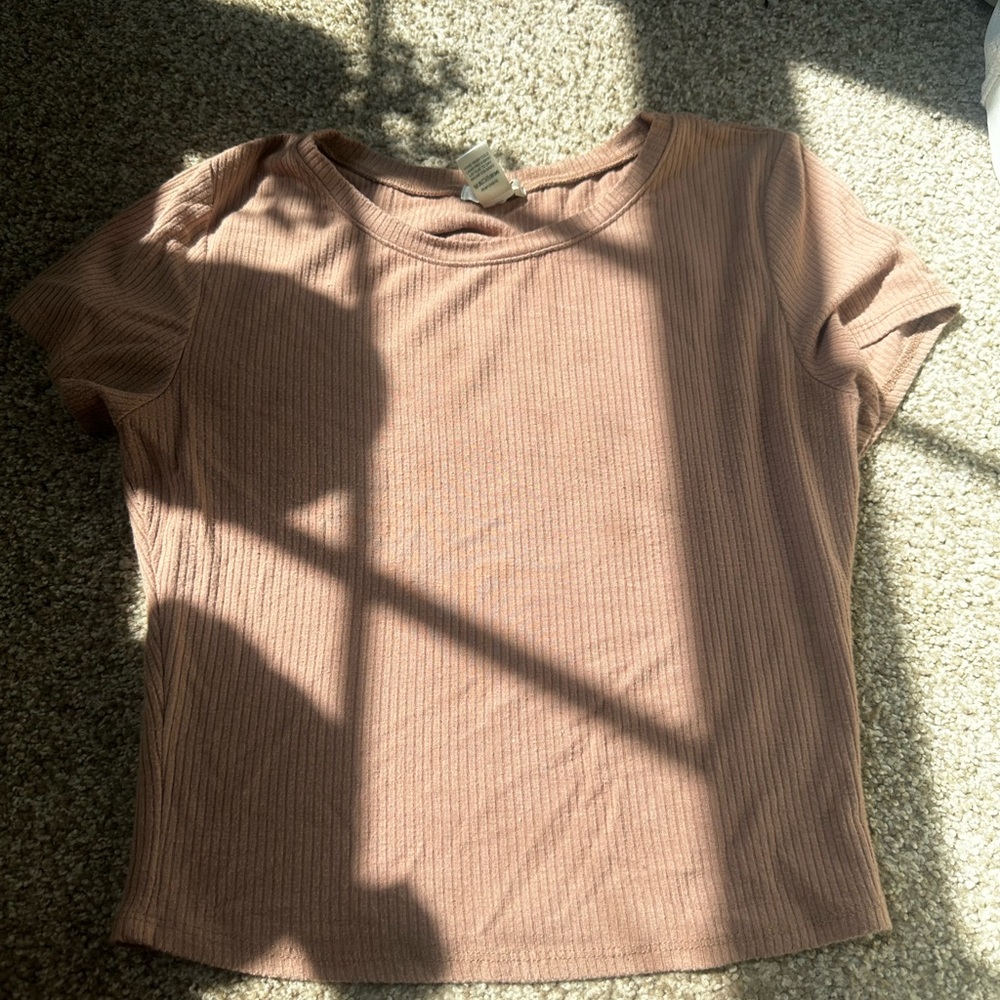 Brown tight fitted shirt from TJ Maxx